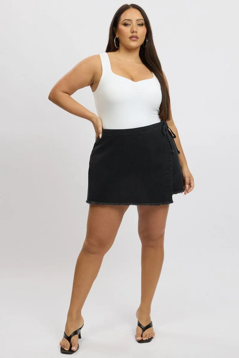 Compression Fit StretchFit White Bodysuit Sleeveless Supersoft