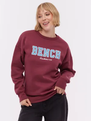 Cool Frame Ercie Collegiate Crew Neck - Red