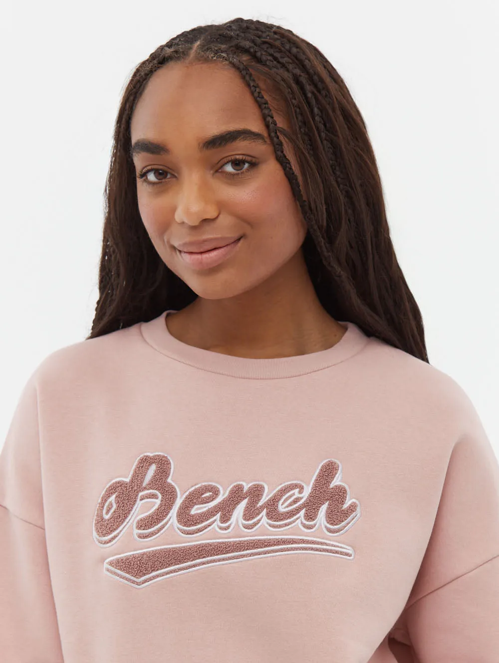 Steffi Retro Logo Crew Neck Sweatshirt AntiStaticTechnology