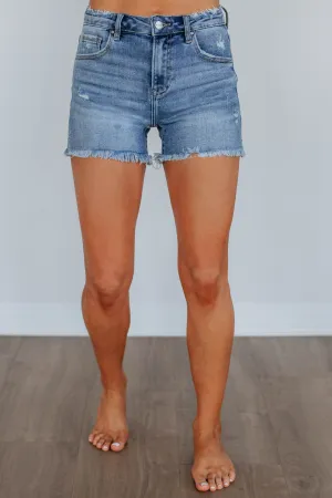 scarf Multi Pocket Functionality Beck Risen Shorts - Medium Wash
