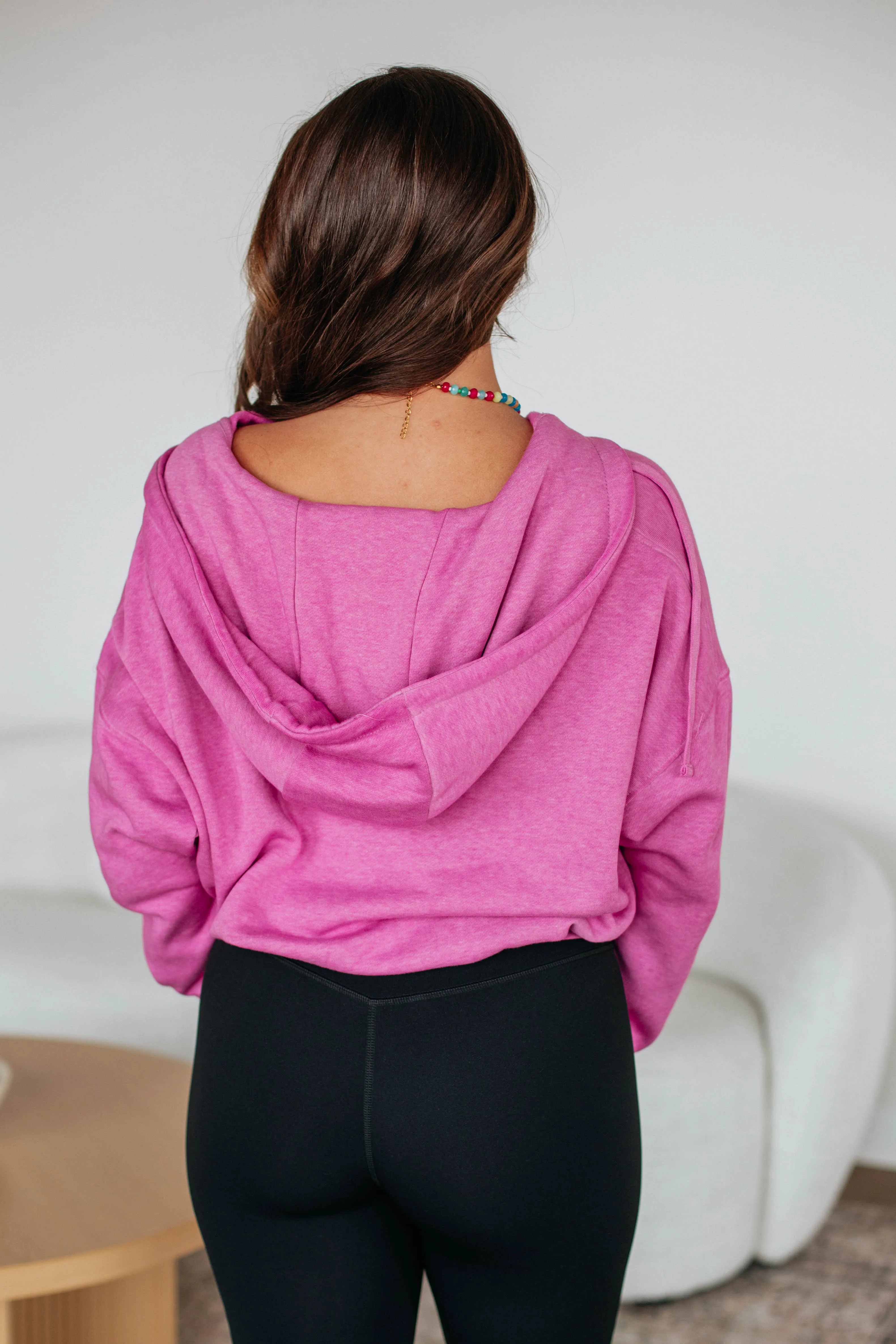 ChafeResistant Seams FadeResistant Color Maxwell Washed Zip-Up Hoodie - Orchid