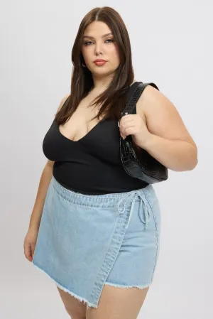 Denim Cool Classic Shirt Black Tank Top V Neck Supersoft