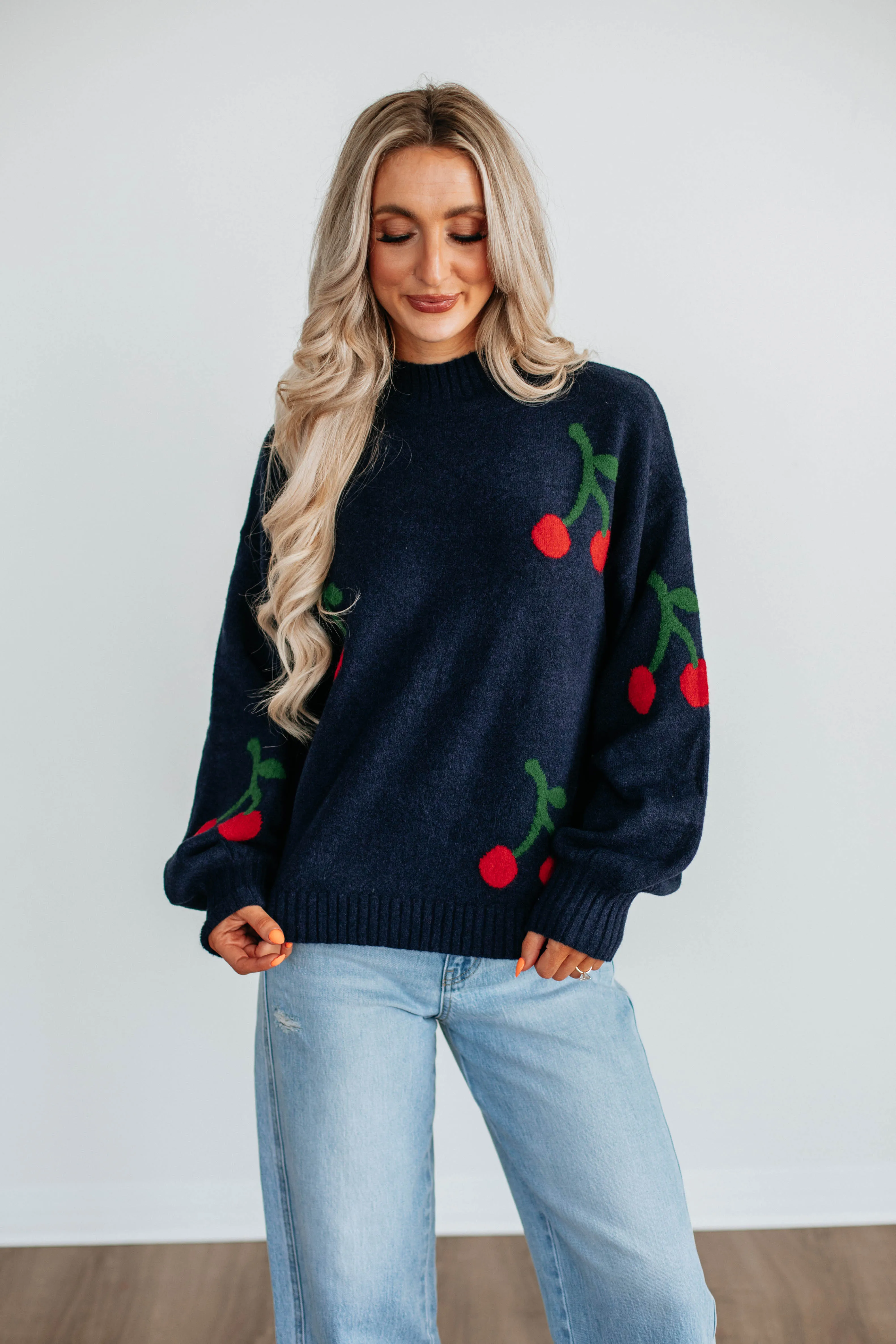 Cherrish Me Sweater Trendy Winter Windproof Weave