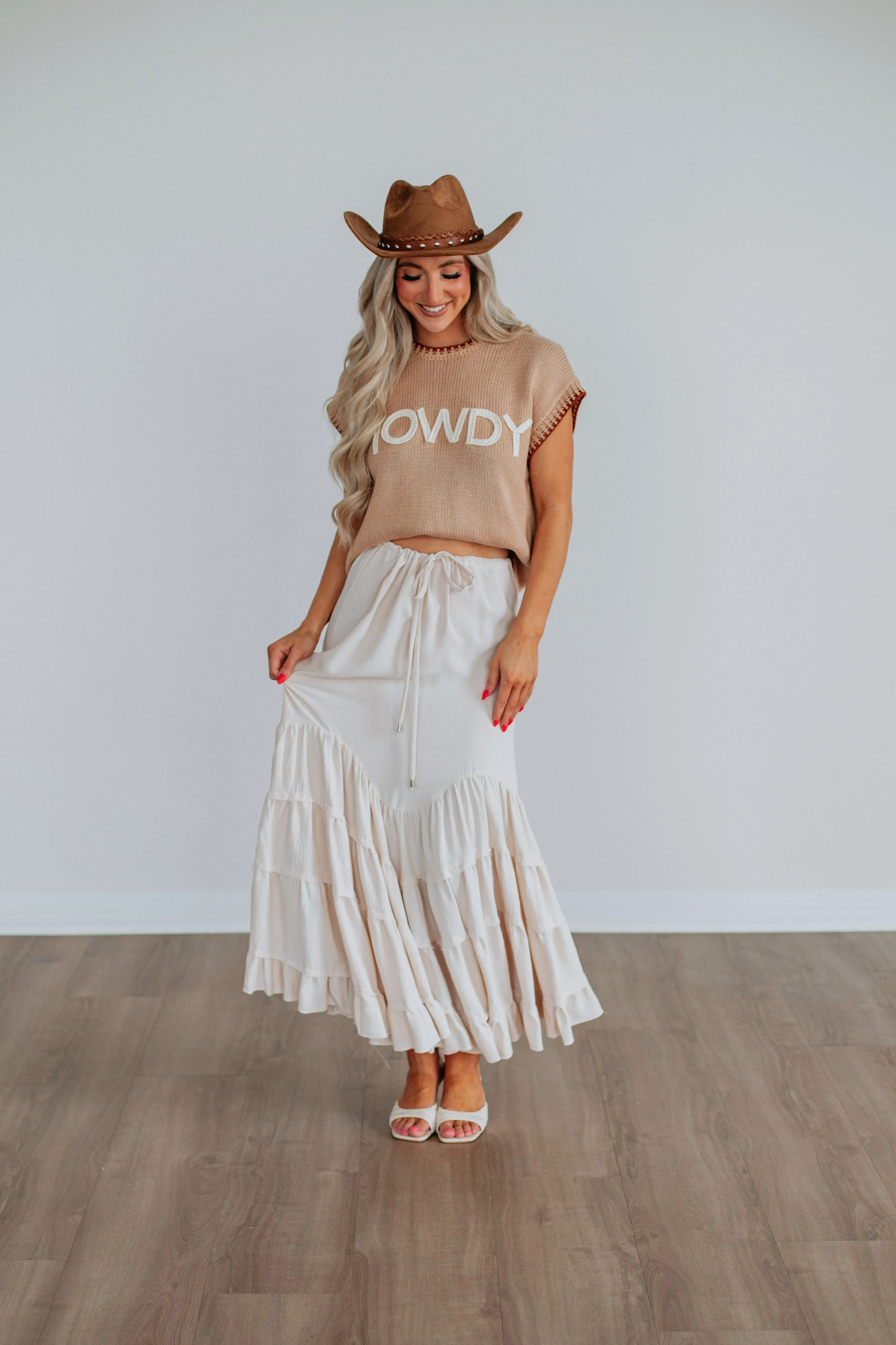 Effortless Layer Howdy Sweater Top