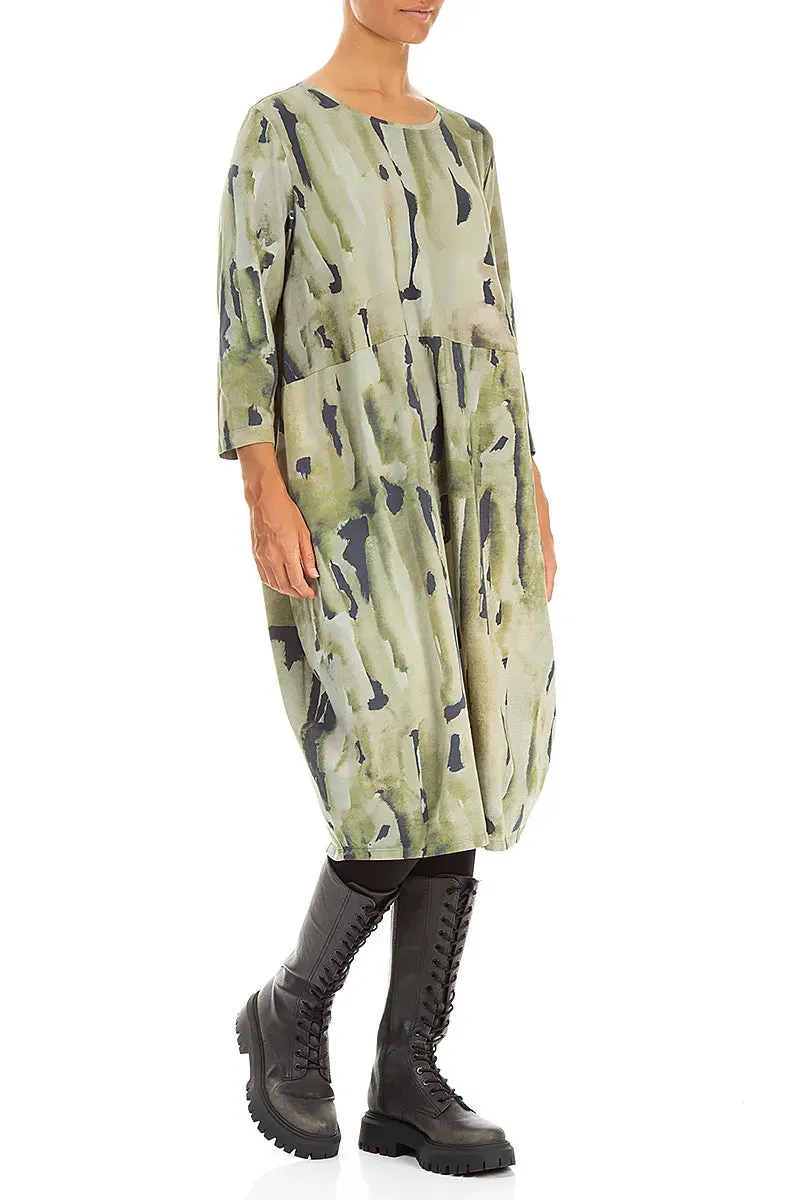 SeamlessTransition Balloon Terra Cotton Dress