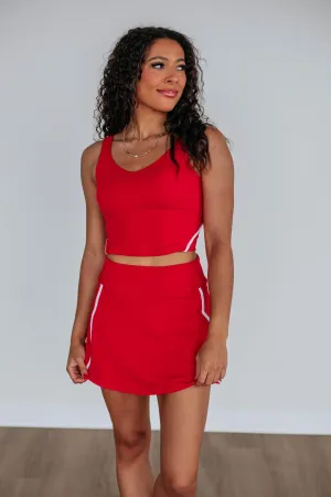 Maneuverable High Neck Cut Nathalia Active Tank