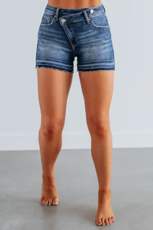 All Day Comfort Acadia Risen Shorts - Medium Wash