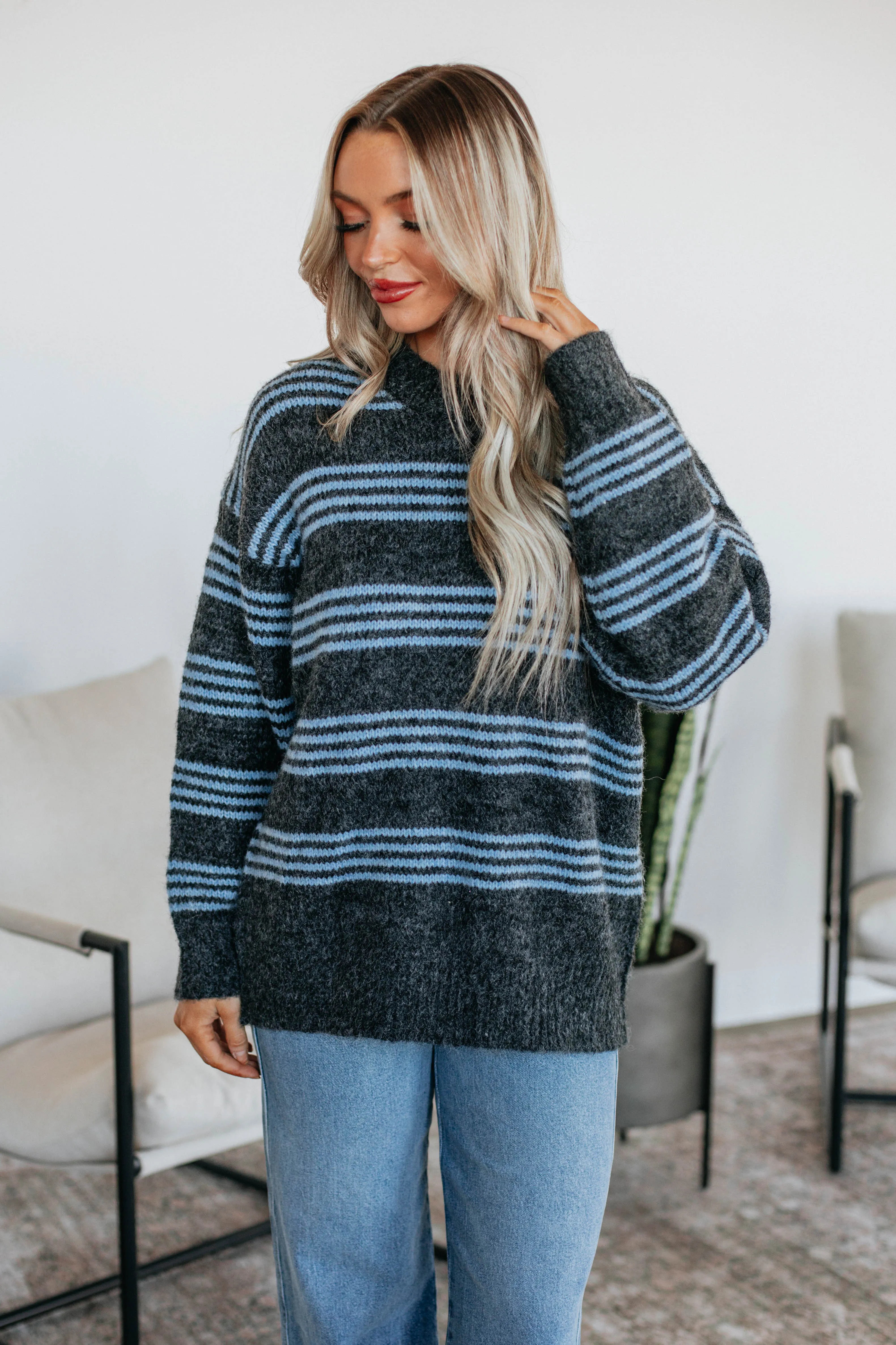 Ronnie Striped Sweater Warm Comfort