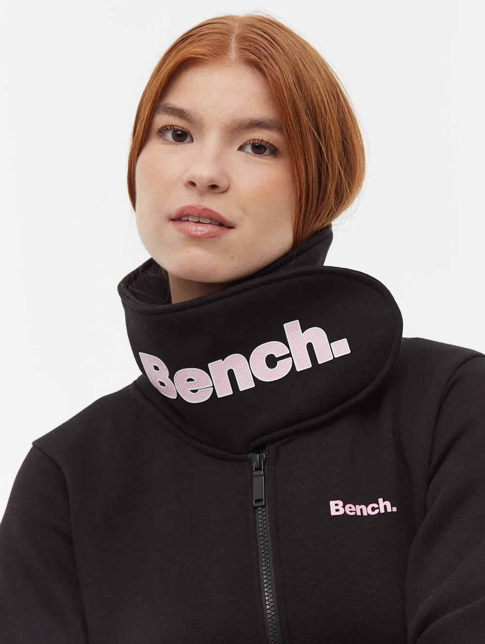 ShockAbsorbent Padding UVProtectionFabric Haylo Wrap Neck Zip-Up