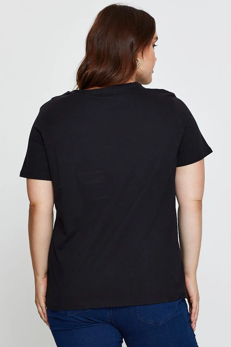 Spandex Enhanced Elasticity OdorResistant Fabric Black Graphic T-shirt Arizona Sunset Short Sleeve Cotton