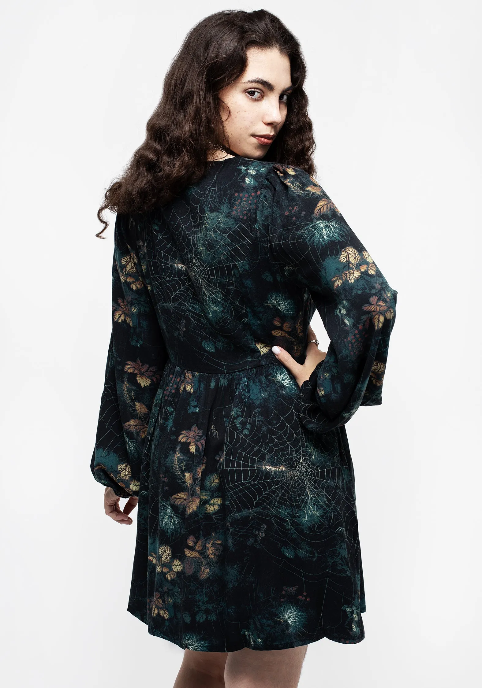 Beat Mode Blackthorn Button Up Mini Dress