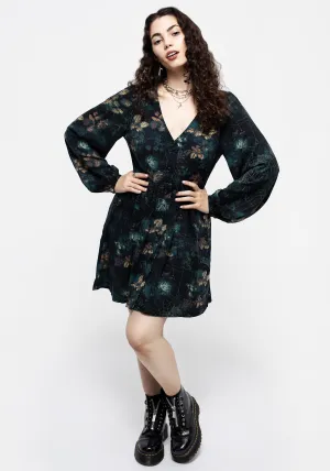 Blackthorn Button Up Mini Dress Sleek Silhouette
