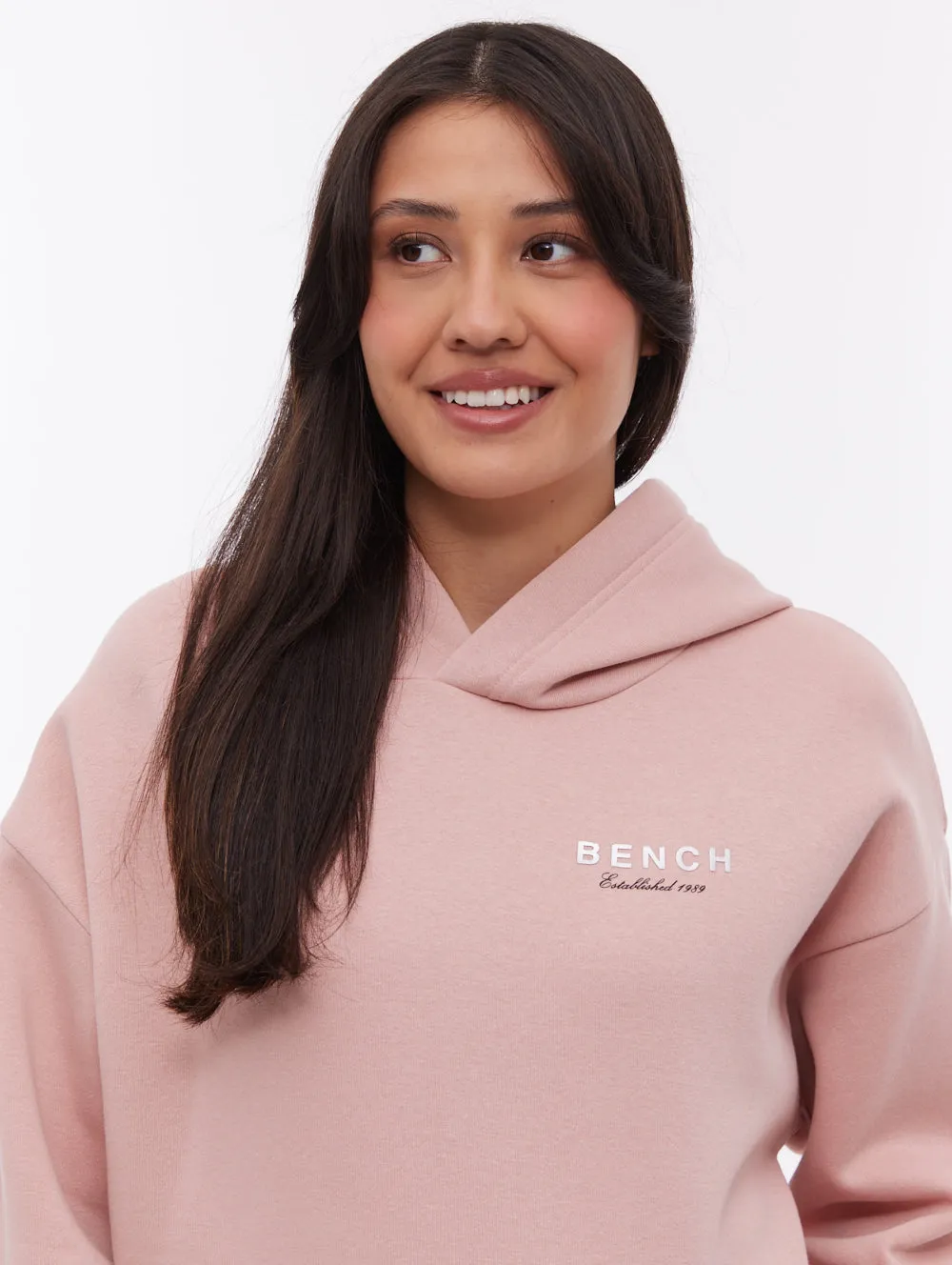 Story Glow Hike Fit Harmy Back Graphic Hoodie - Pink