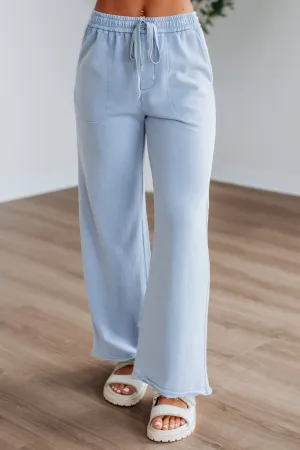 Saar Lounge Pants - Chambray Essential Fit Clean Cut