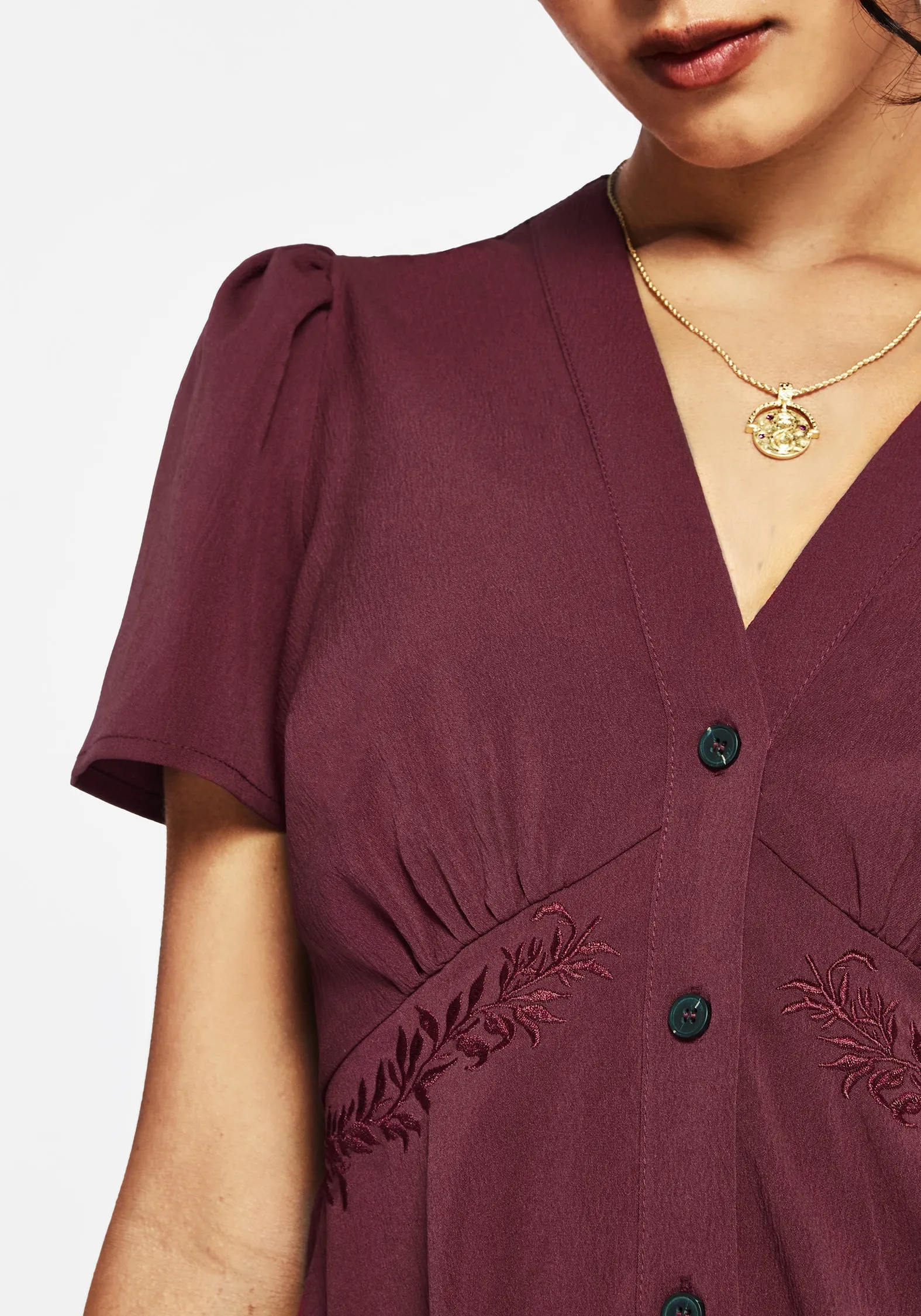 Edge Pop Glow Edge Essence Short Sleeve Mini Dress