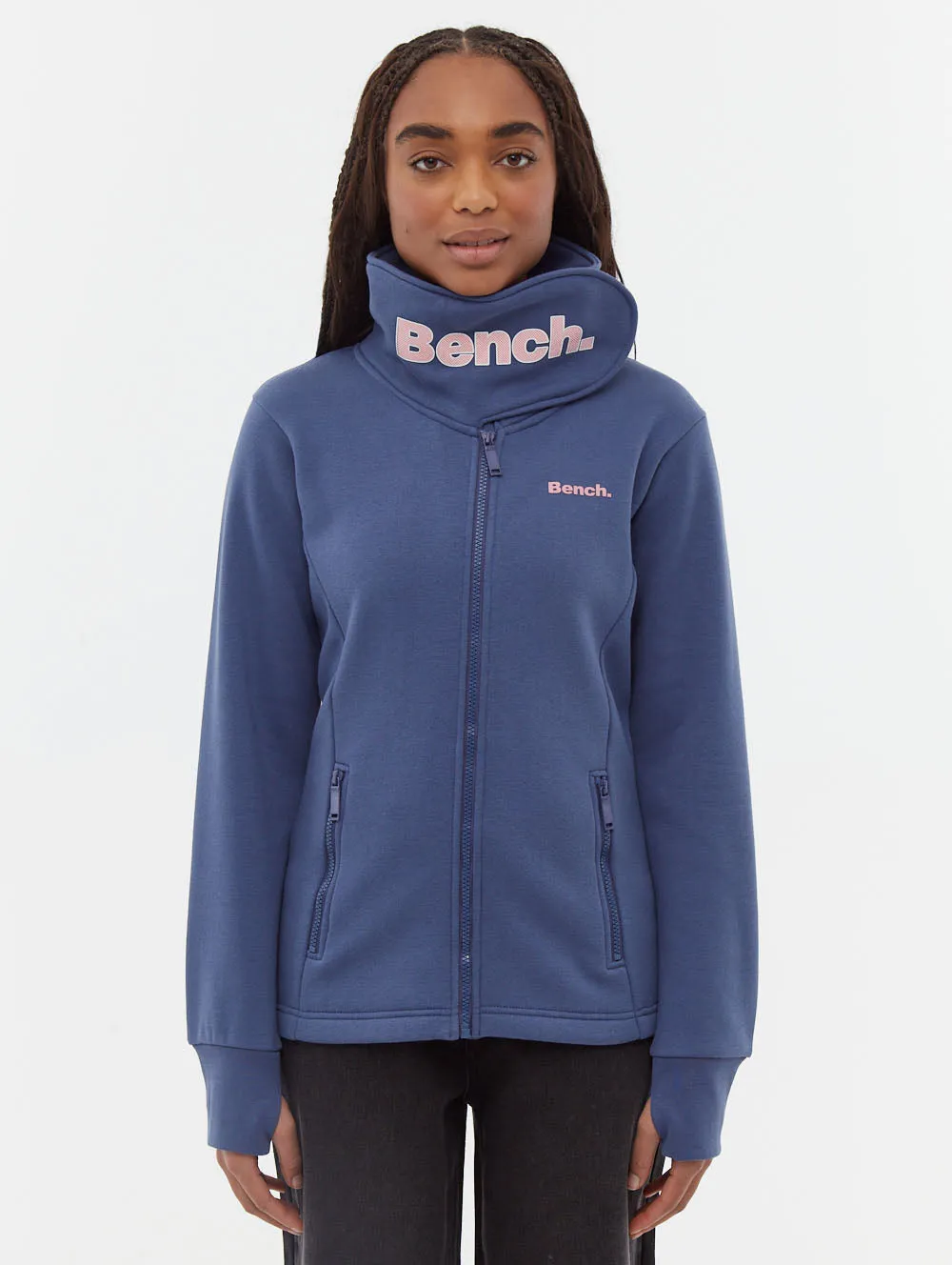 Icon Fit Haylo Wrap Neck Zip-Up