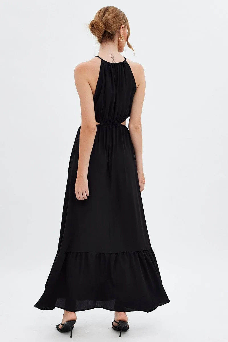 Black Cutout Maxi Dress Jade Shine
