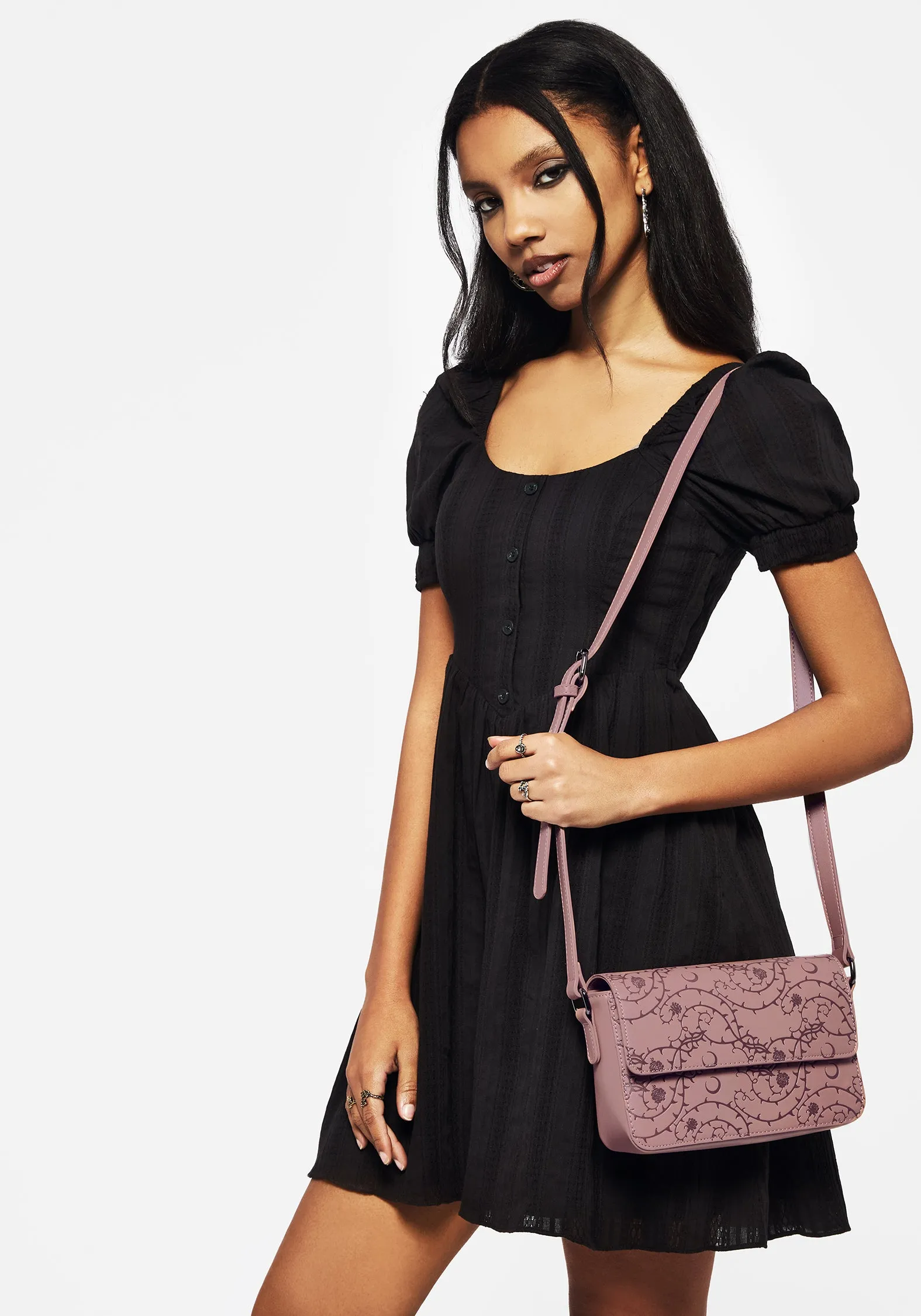 Angle Look Marcia Broderie Mini Dress