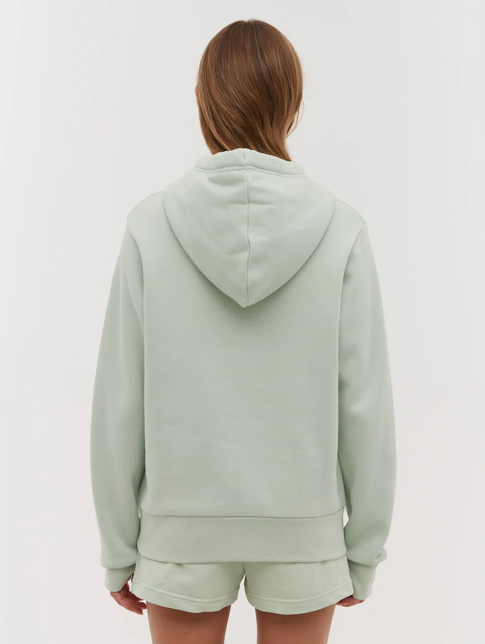 Motion Core Gentle Glow Tealy Outline Logo Hoodie