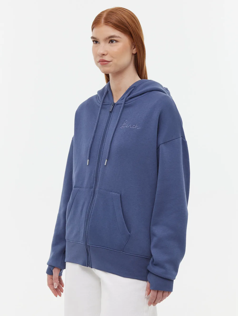 Recycled Polyester Blend Naos Oversize Zip-Up Hoodie