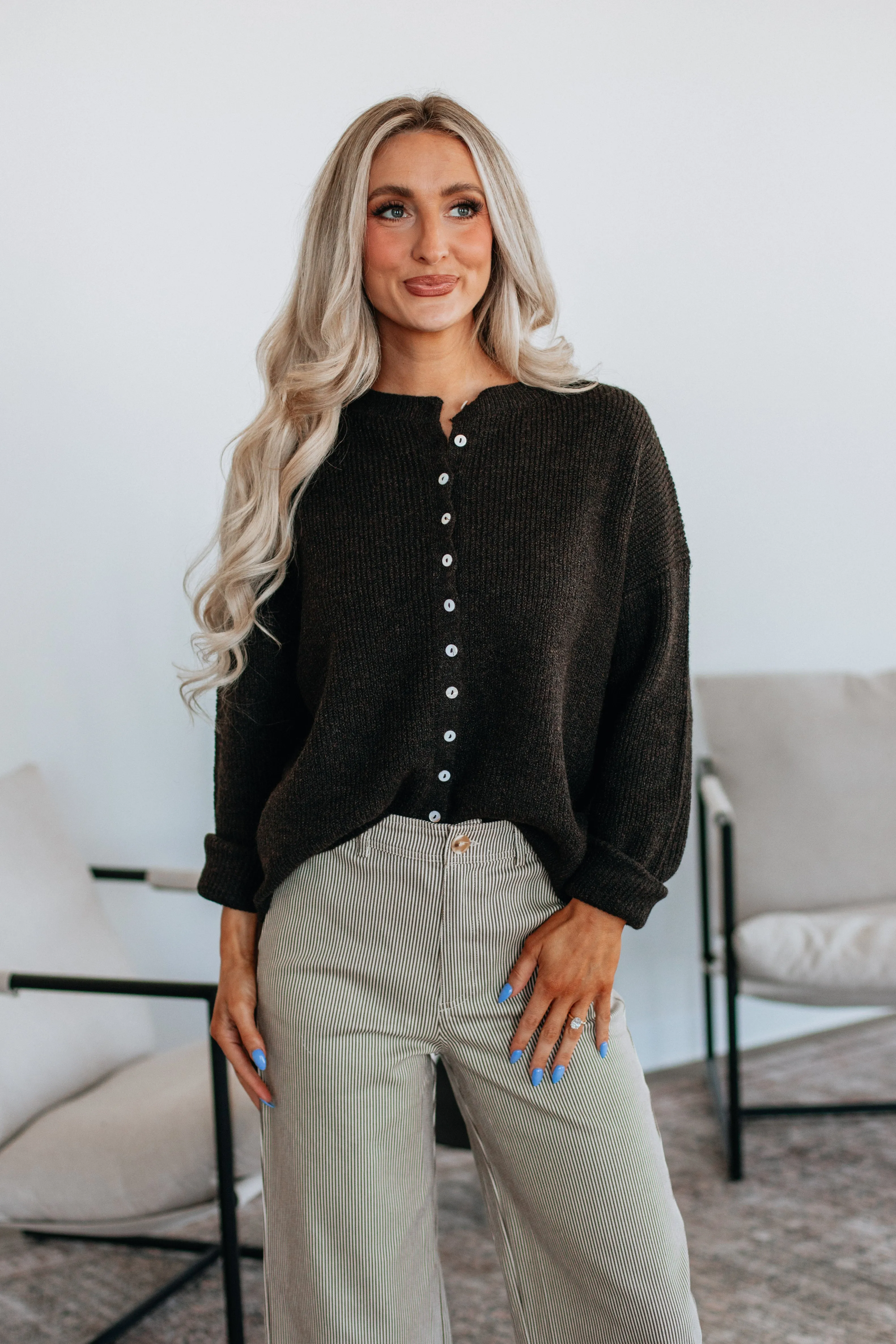 Teagan Knit Cardigan Cozy Knit Style Soft Interior