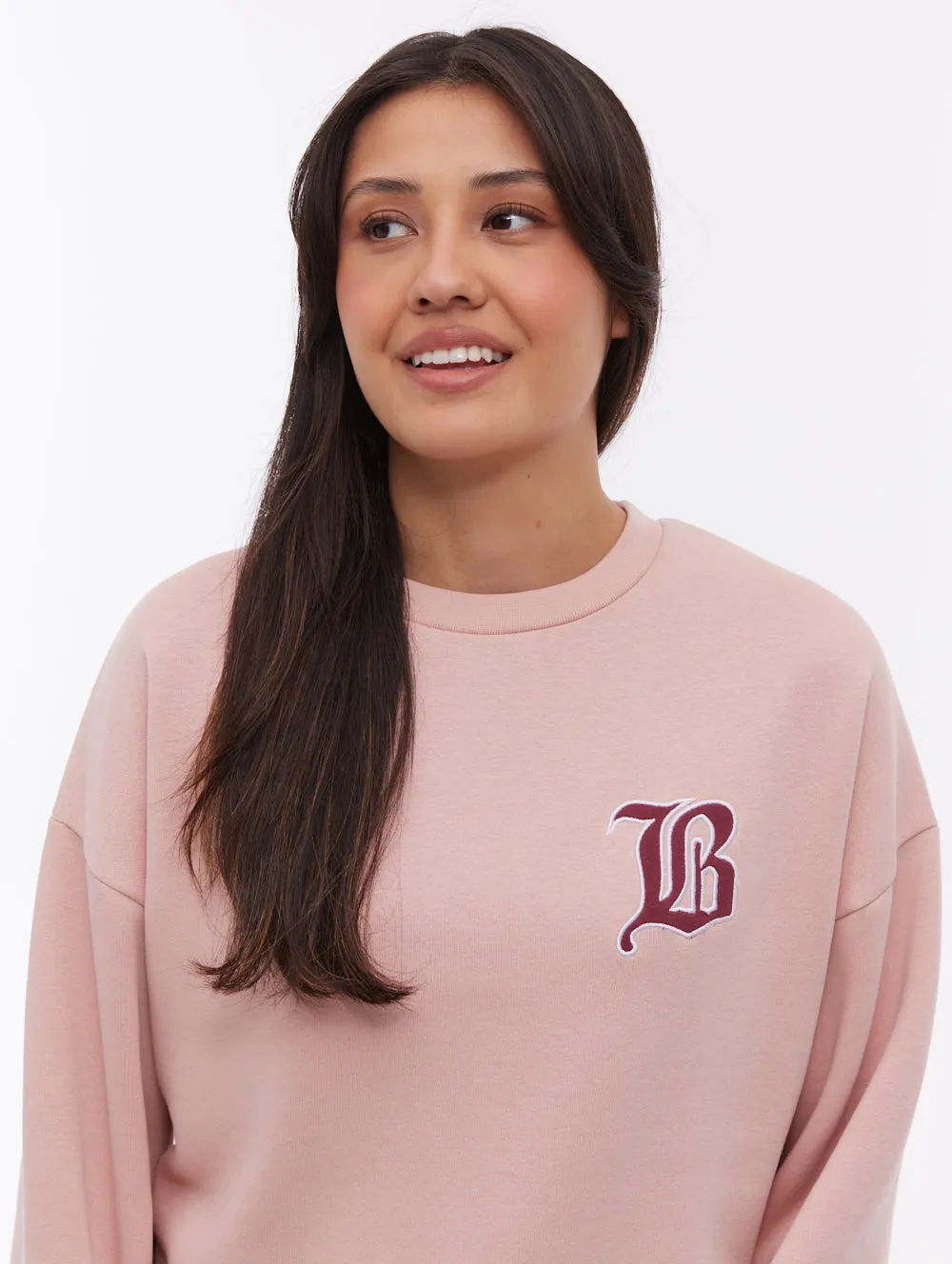 Erlna B Crew Neck - Pink Sporty Look PrecisionTailoring