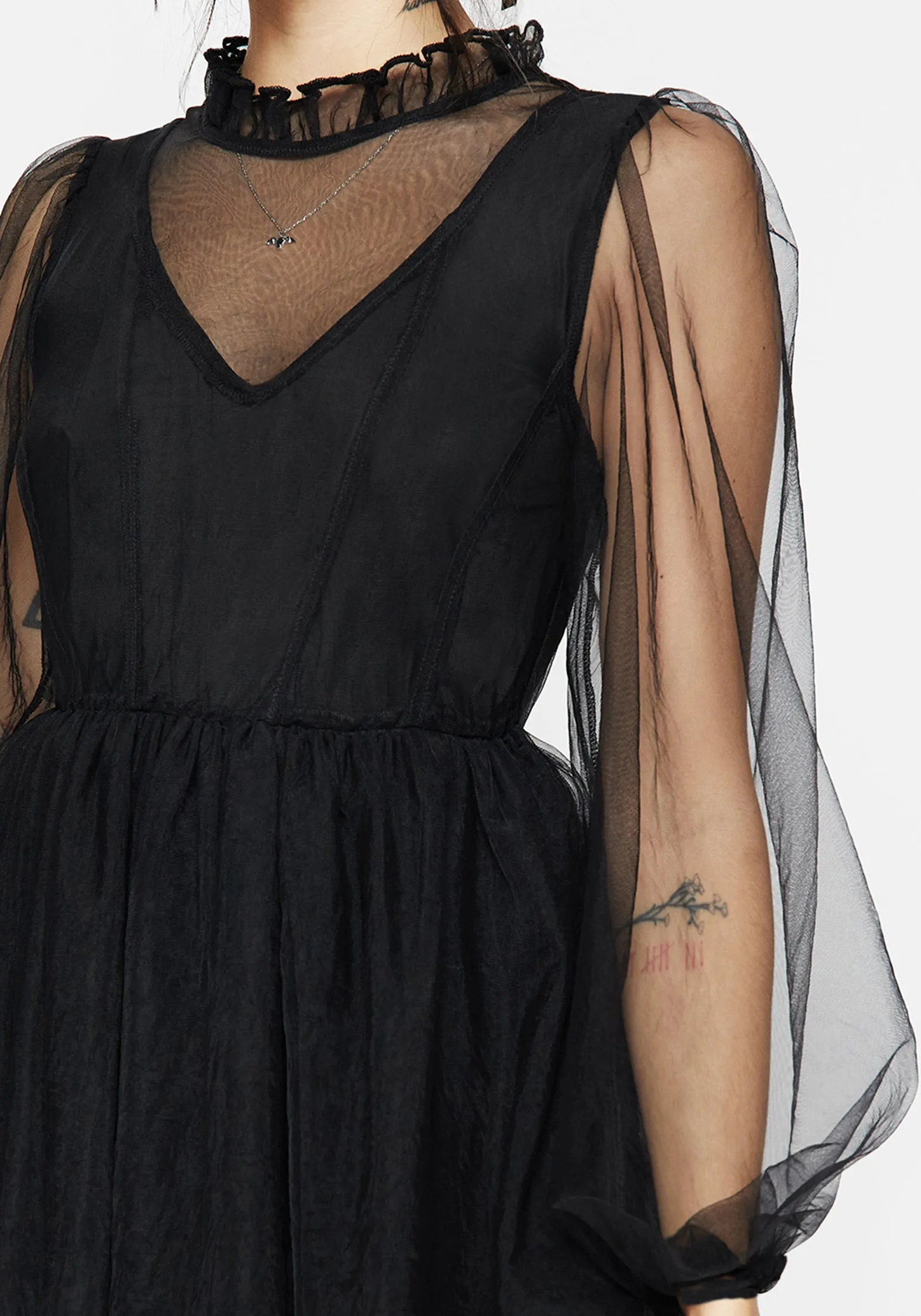 Headhunter Frill Neck Mini Dress Scene Heat