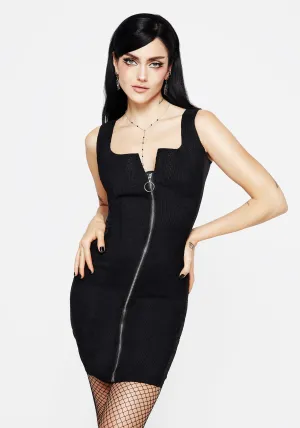 Look Loud Lizzy Zip Up Corset Dress