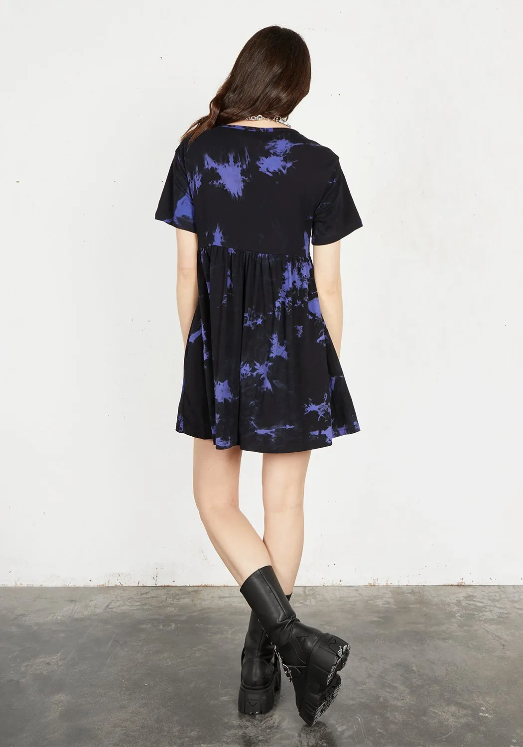 Unisex Fit Purple Haze Skater Dress