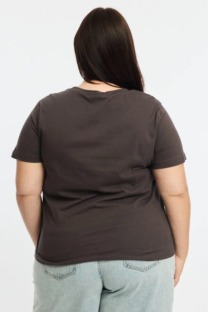 Grey Spicy T-shirt Standard Body Fit