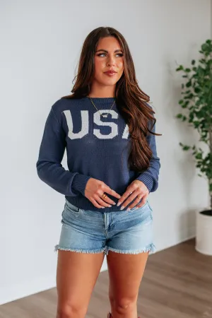 Nothing More American Sweater Warm and Fashionable Windproof Weave
