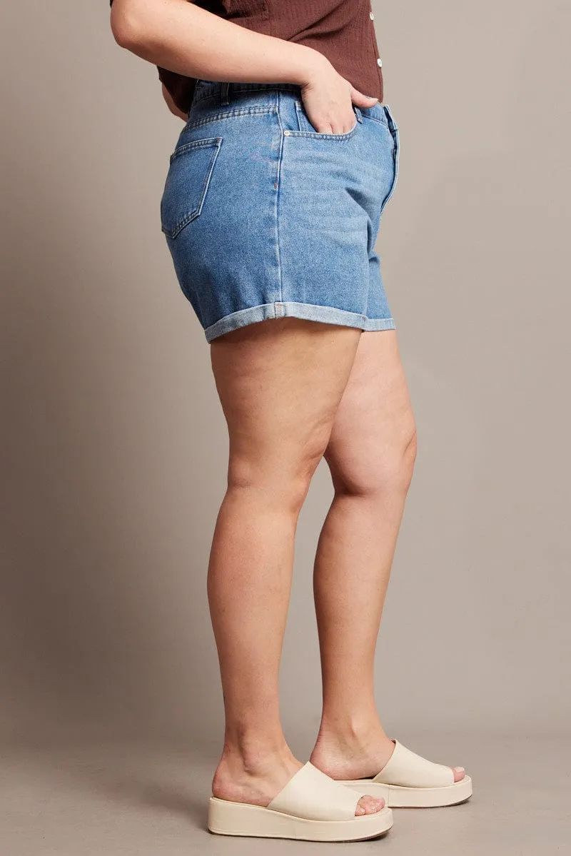 Denim Mom Shorts High Rise Summer Ready