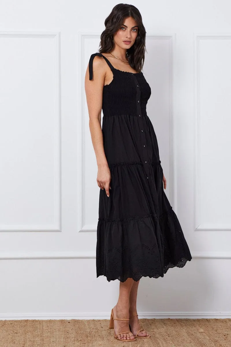 Desert Air With its flowing design and elegant fit this maxi dress is a wardrobe staple Black Maxi Dress Sleeveless