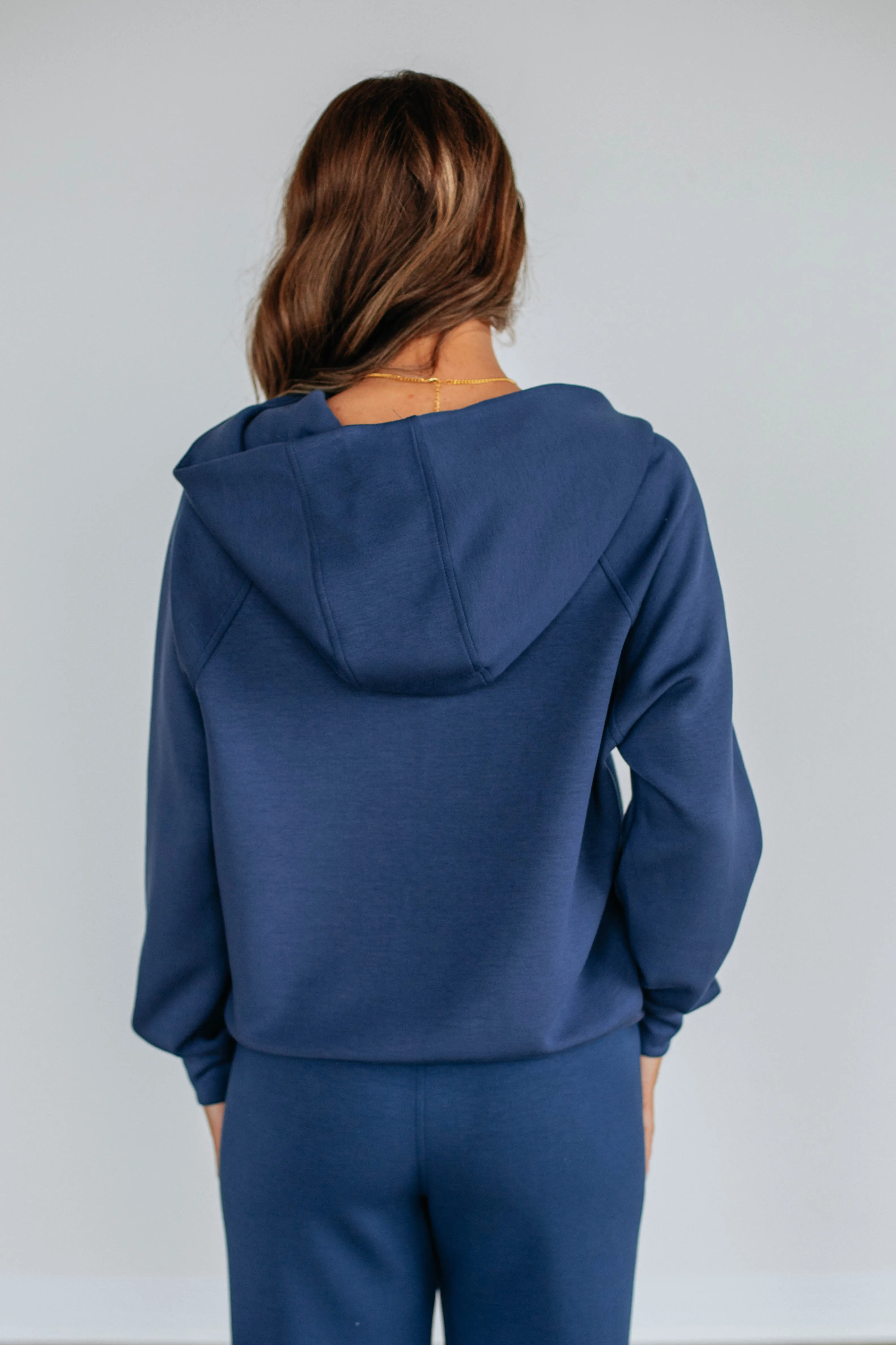 Aubrie Half-Zip Pullover - Navy Zero Core