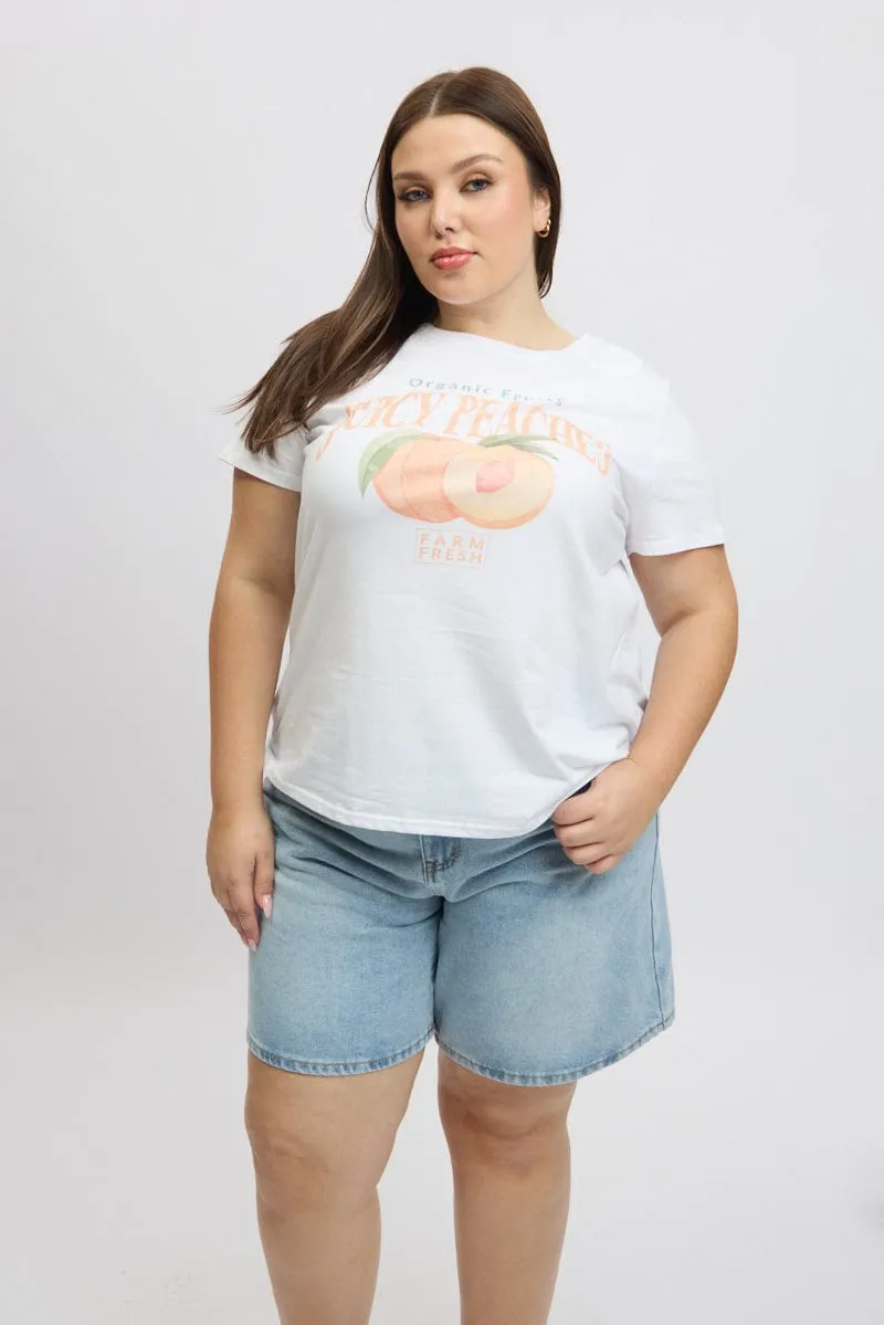 Denim Jort Shorts High Rise WaterRepellent Finish Light Flow