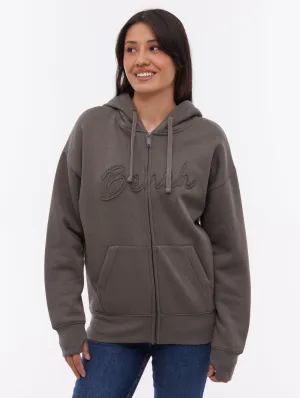 Data Mode Boho Free Kingra Oversize Zip-Up Hoodie - Grey