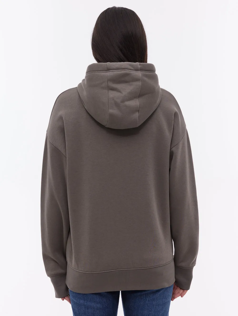 Warm Hoodie Kingra Oversize Zip-Up Hoodie - Grey