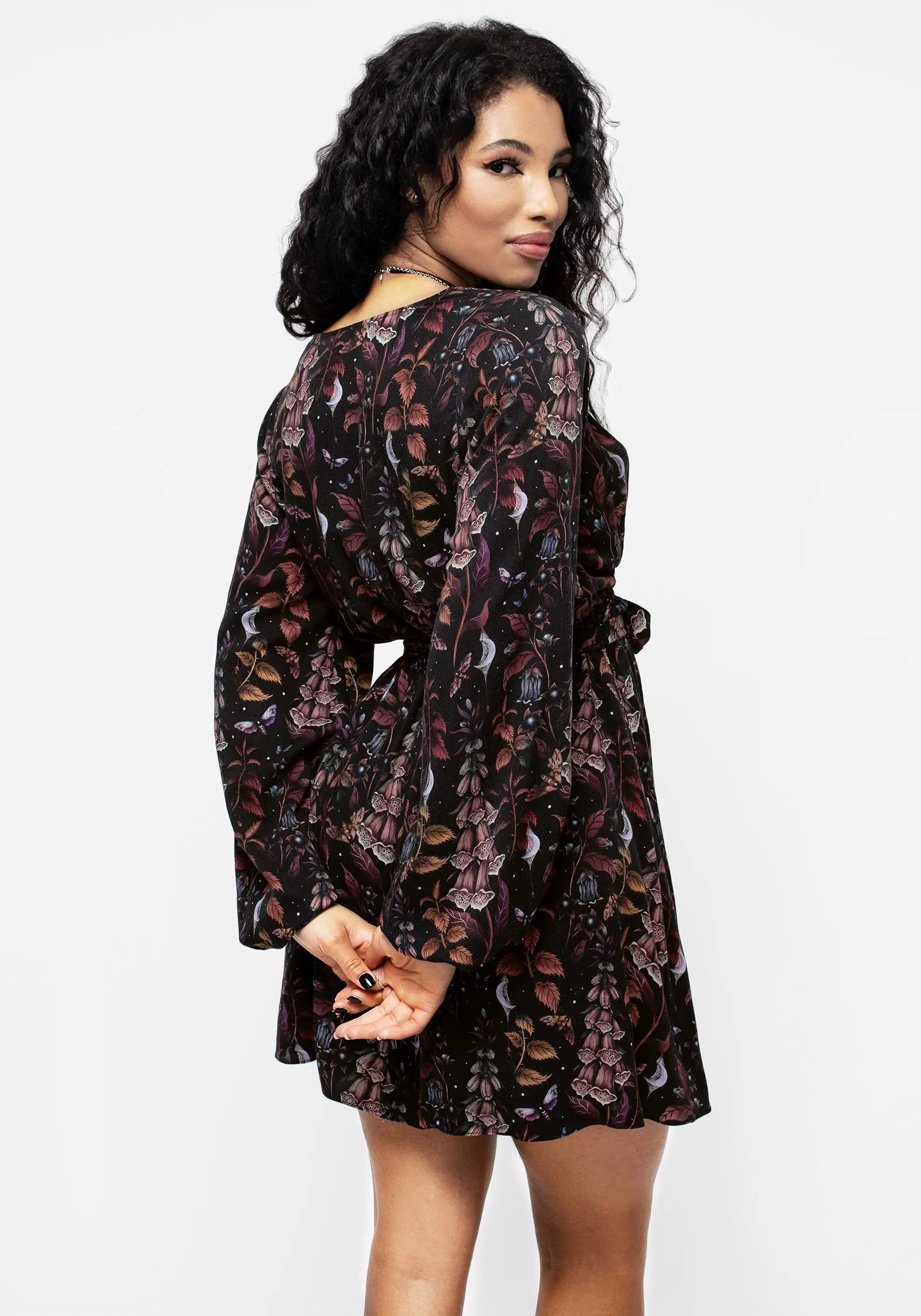 Foxglove Mini Wrap Dress Simple Chic