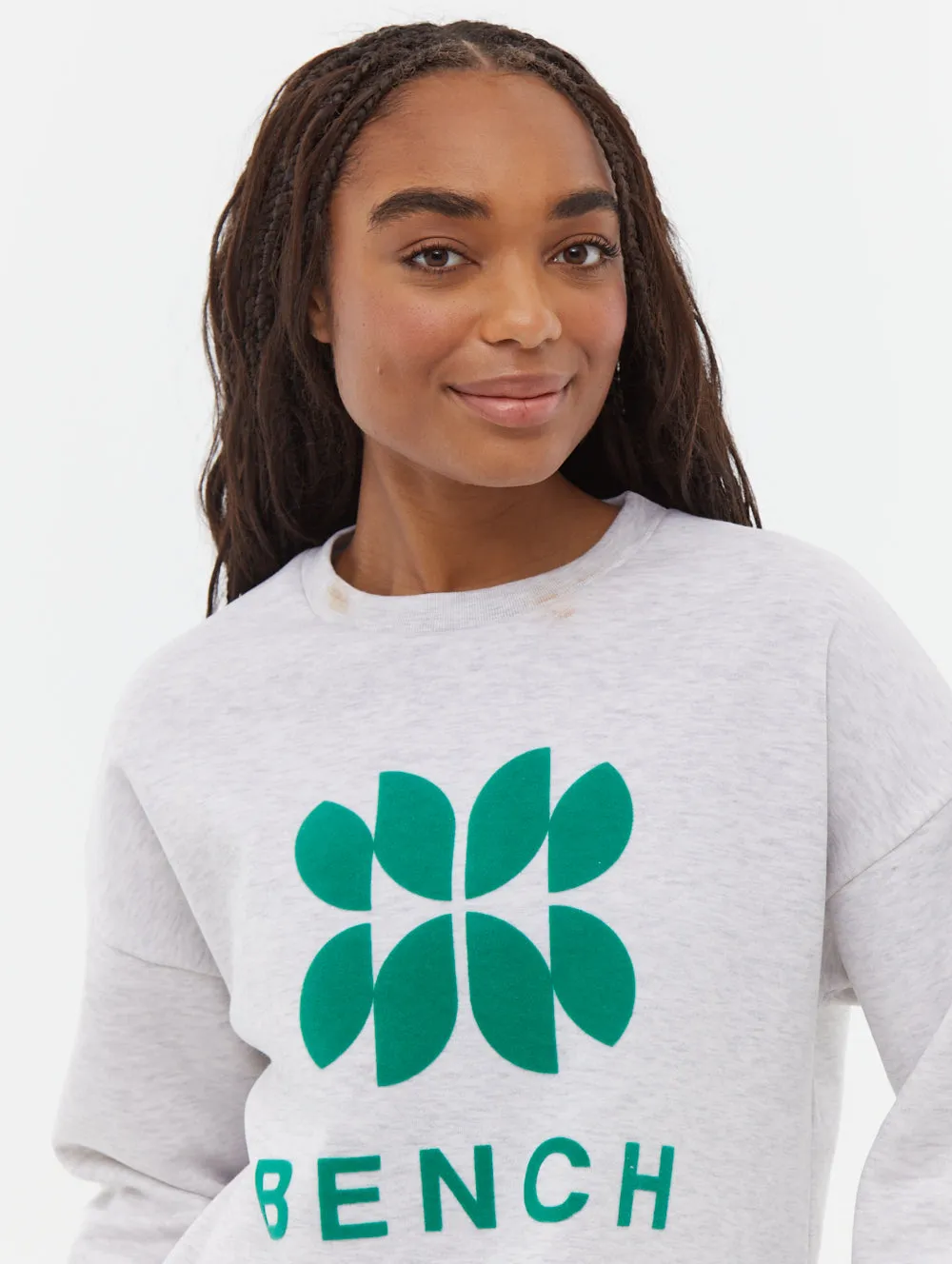 Love Glow Zie Graphic Crew Neck Sweatshirt