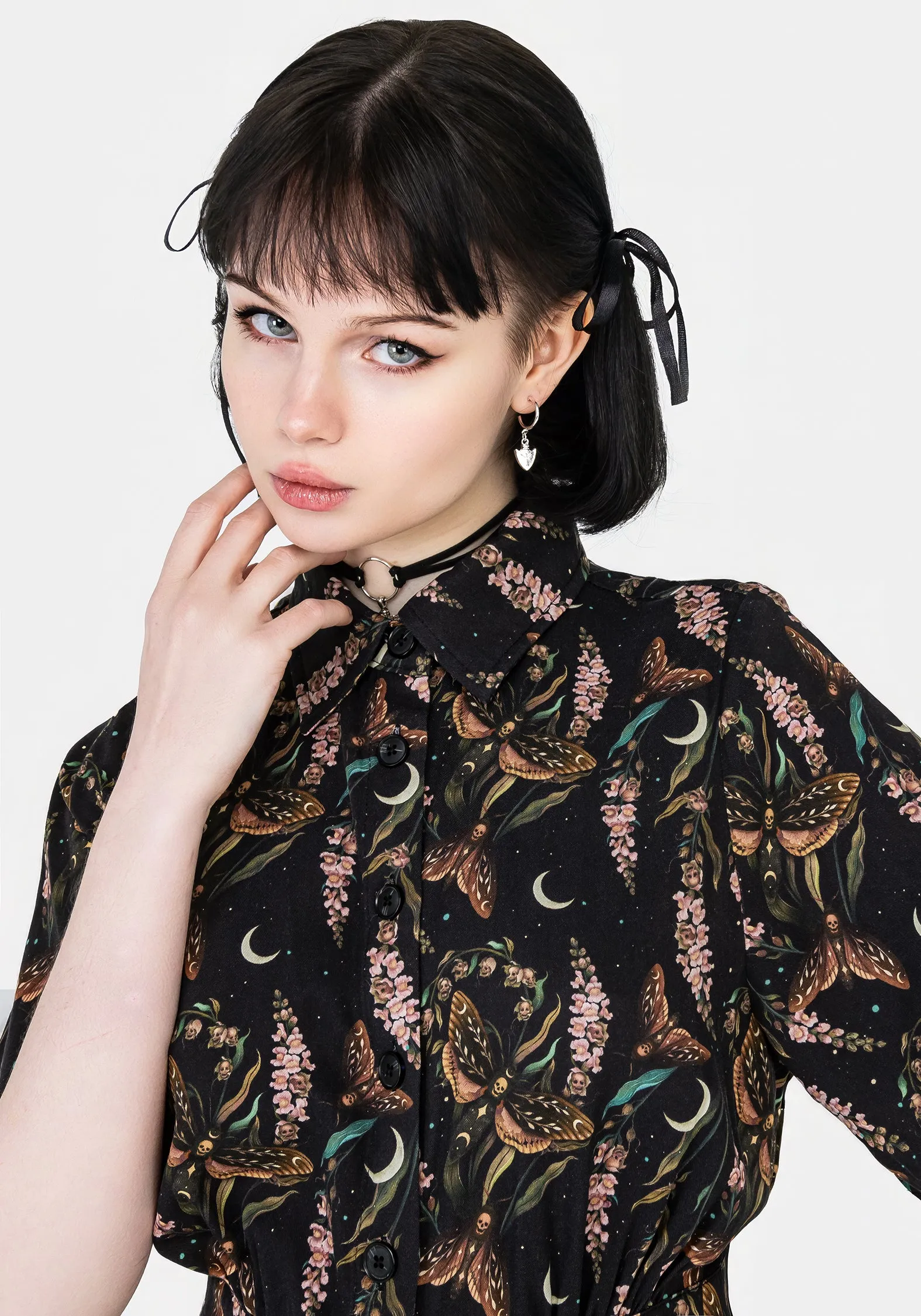 Atropos Mini Shirt Dress Flattering Fit