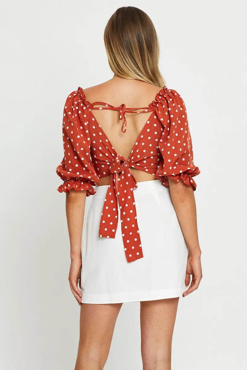 White High Waist Linen Front Slit Sharp Look muted tone