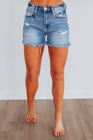 Nora Risen Shorts - Medium Wash City Look Stay Fresh