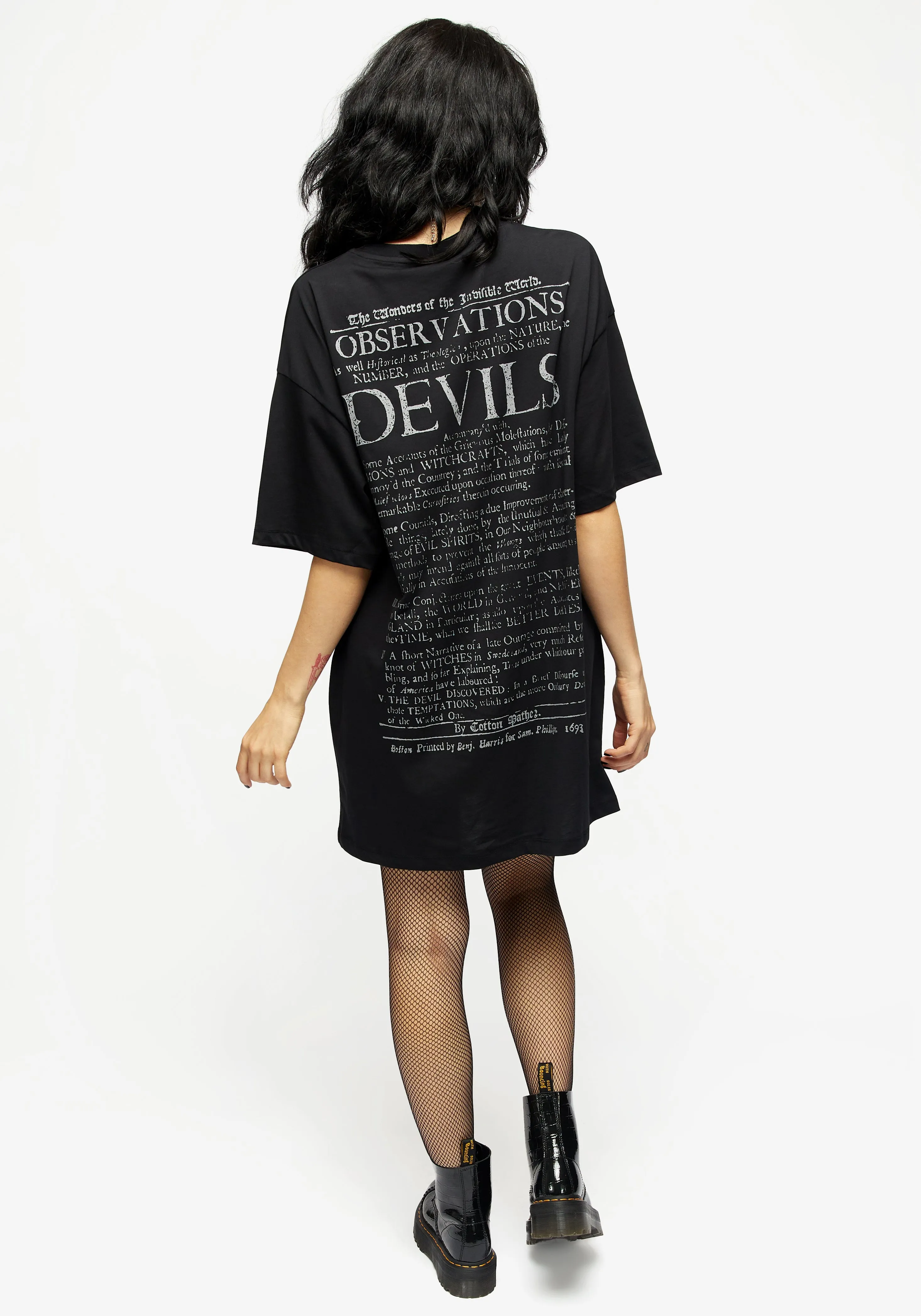 Memento Mori Tee Dress Fun Pop Simple Style