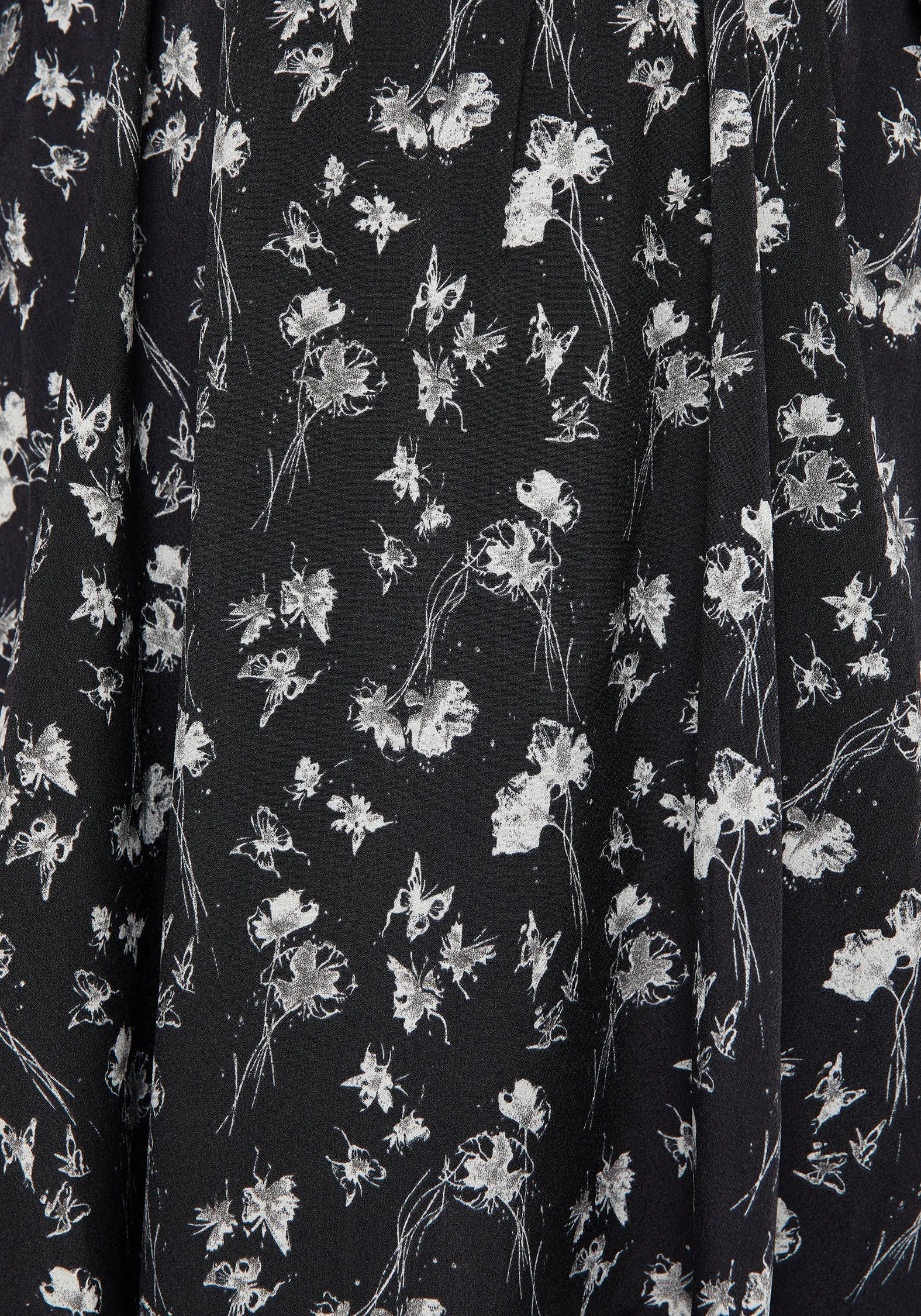 Claricia Long Sleeved Floral Faux Wrap Mini Dress Glow Sharp Scene Hot