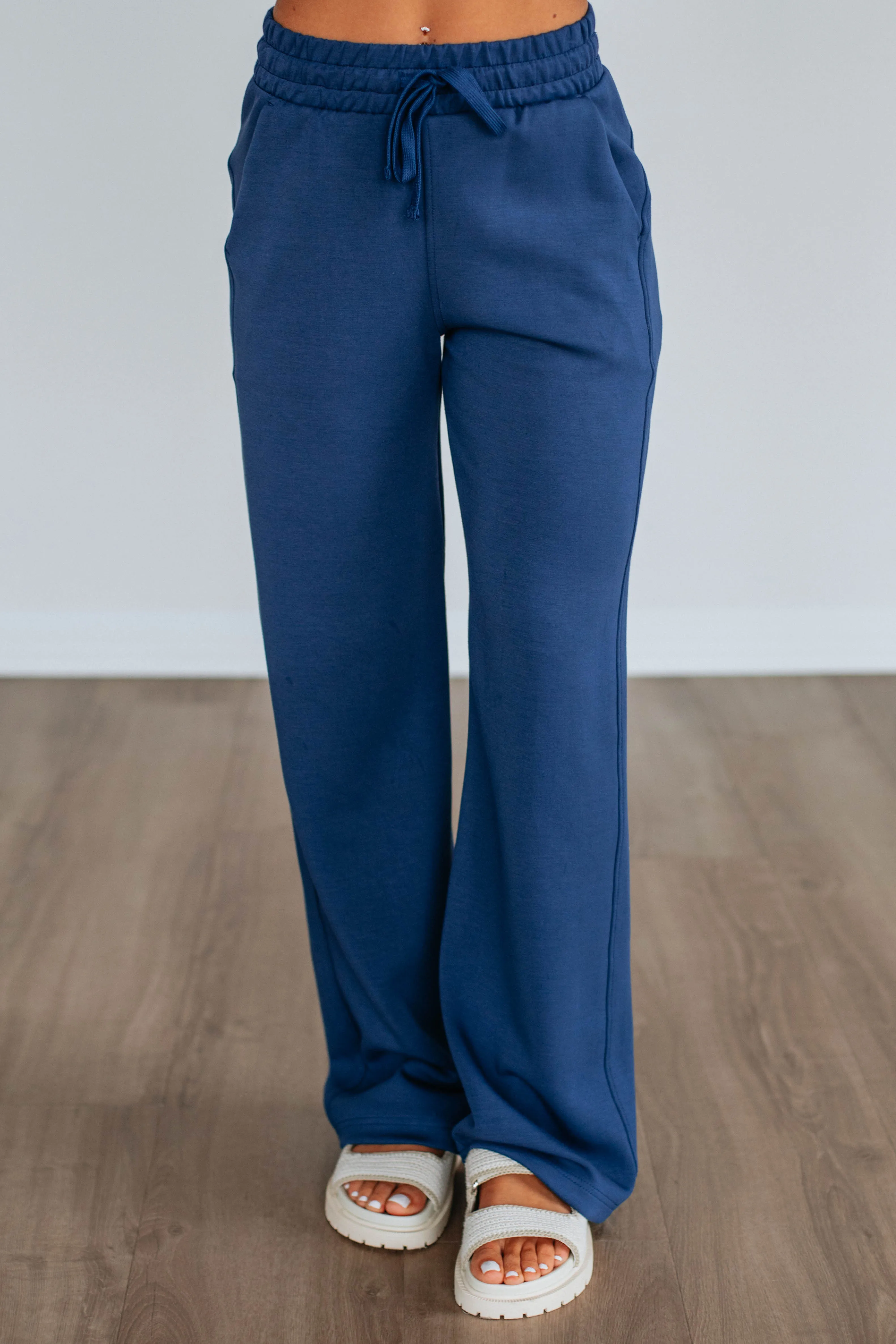 FunctionalZipper FrictionResistantEdging Kirsten Lounge Pants - Navy