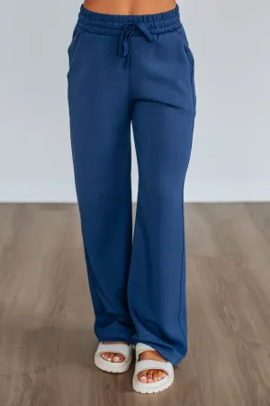 Kirsten Lounge Pants - Navy Work Comfort Day To Night