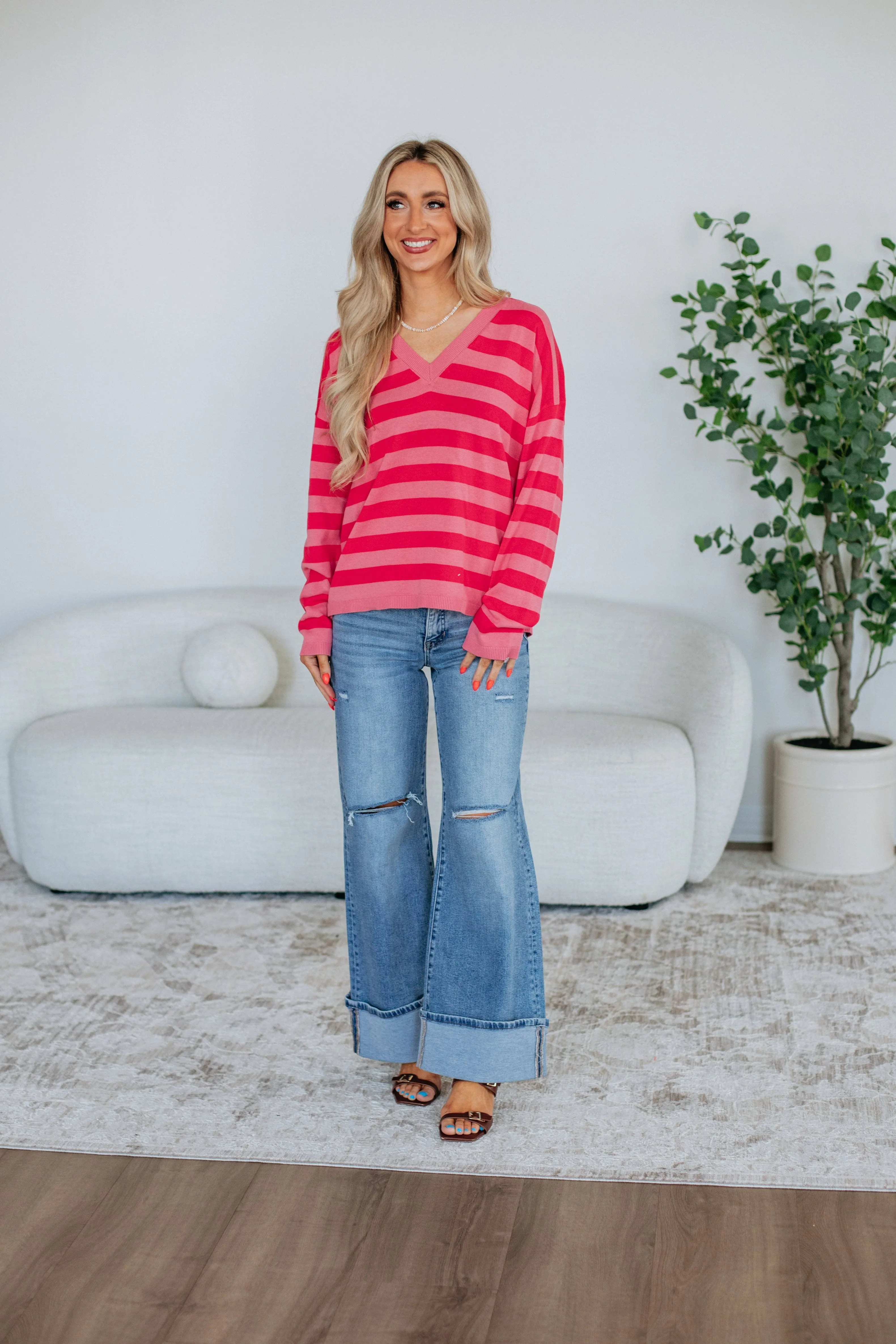 Annica Striped Sweater Soft Layering