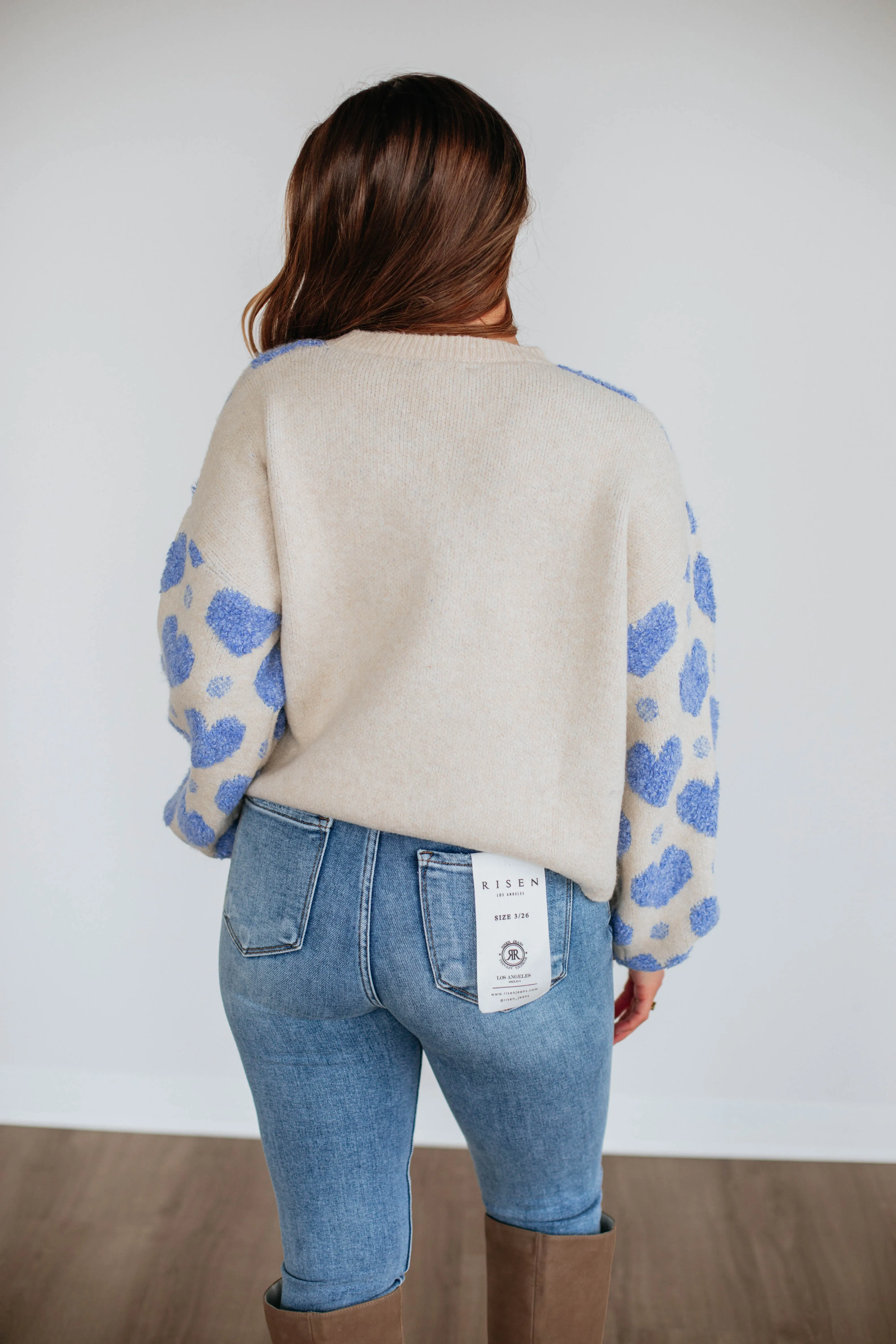 Love Yourself First Sweater - Cornflower Blue Ultimate Warmth Outdoor Ready
