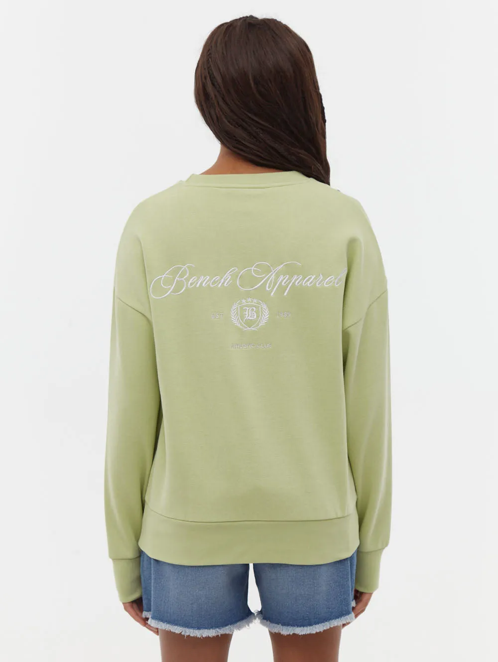 Repair Fit Desta Script Graphic Crew Neck Sweatshirt