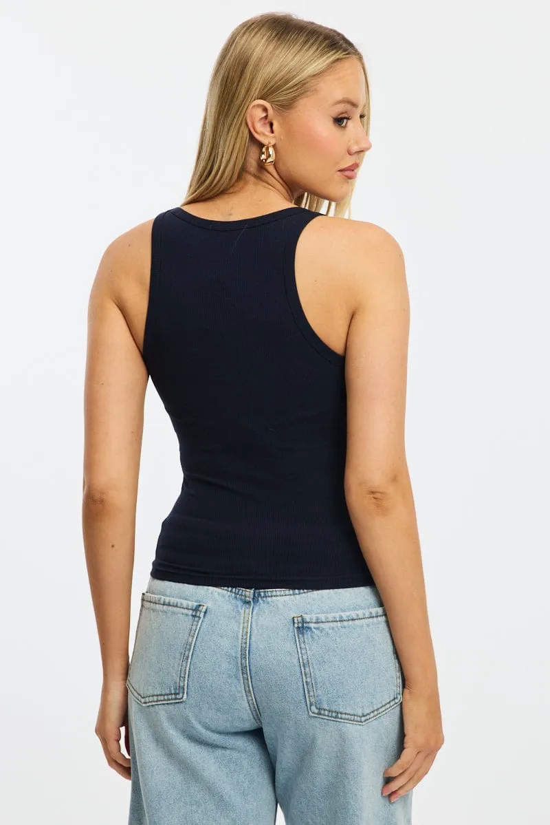CoolingChannelFabric River Core Blue Tank Sleeveless